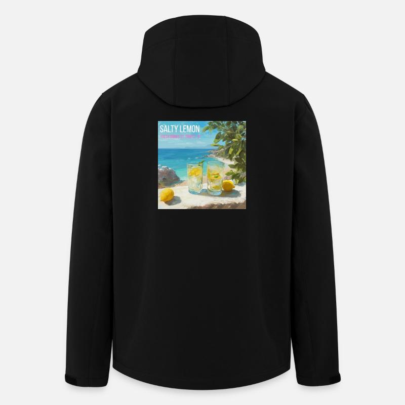 Magic Salt Lemon Beach 87 - Veste softshell homme en polyester recyclé Stanley/Stella - noir