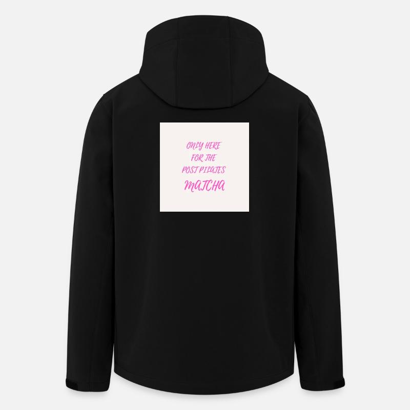 Only Here For The Matcha - Veste softshell homme en polyester recyclé Stanley/Stella - noir