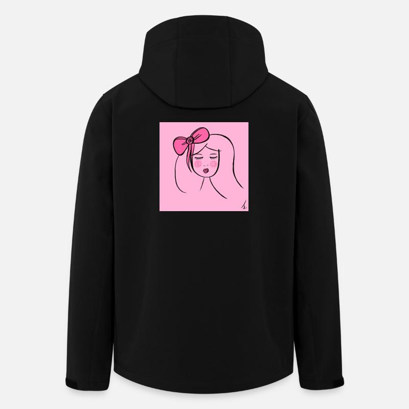 Fille Rose - Veste softshell homme en polyester recyclé Stanley/Stella - noir