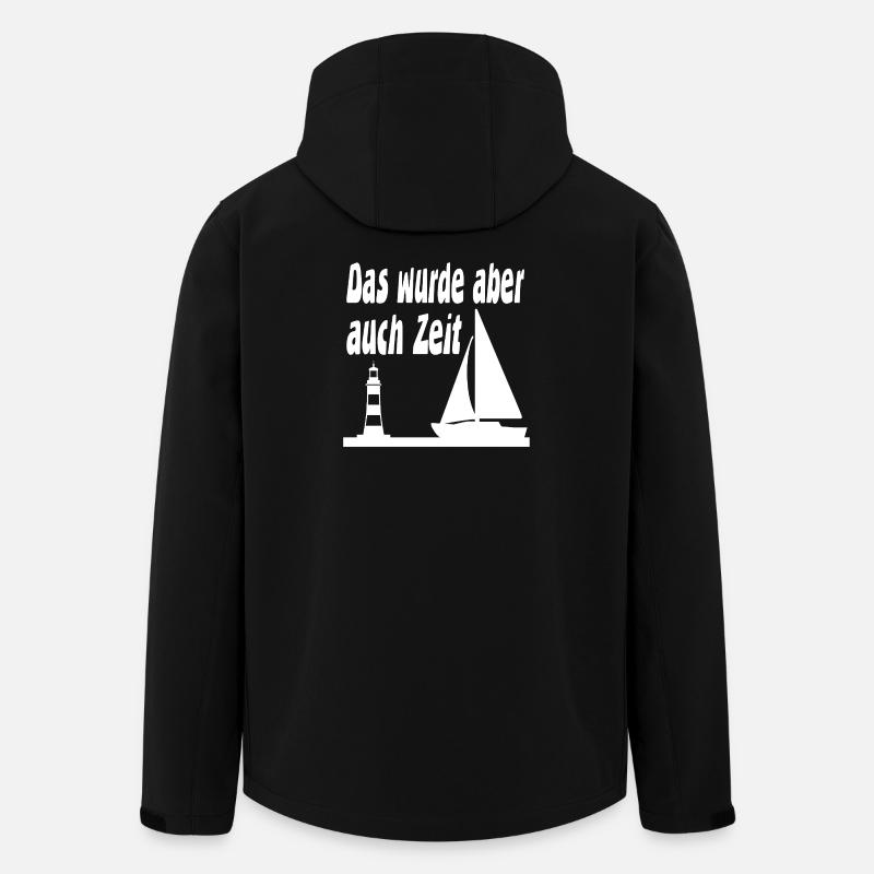 Sail - Men’s Recycled Softshell Jacket by Stanley/Stella - black