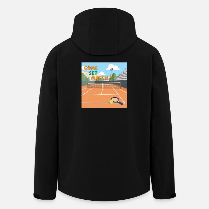 Game Set Match - Veste softshell homme en polyester recyclé Stanley/Stella - noir