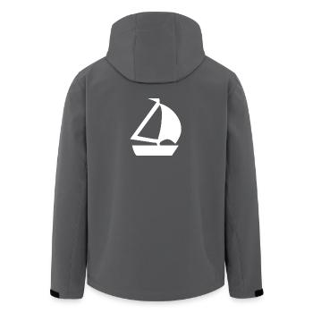 Voile - Veste softshell homme en polyester recyclé Stanley/Stella - noir - Dos - AI Model Male 185 light (185cm)