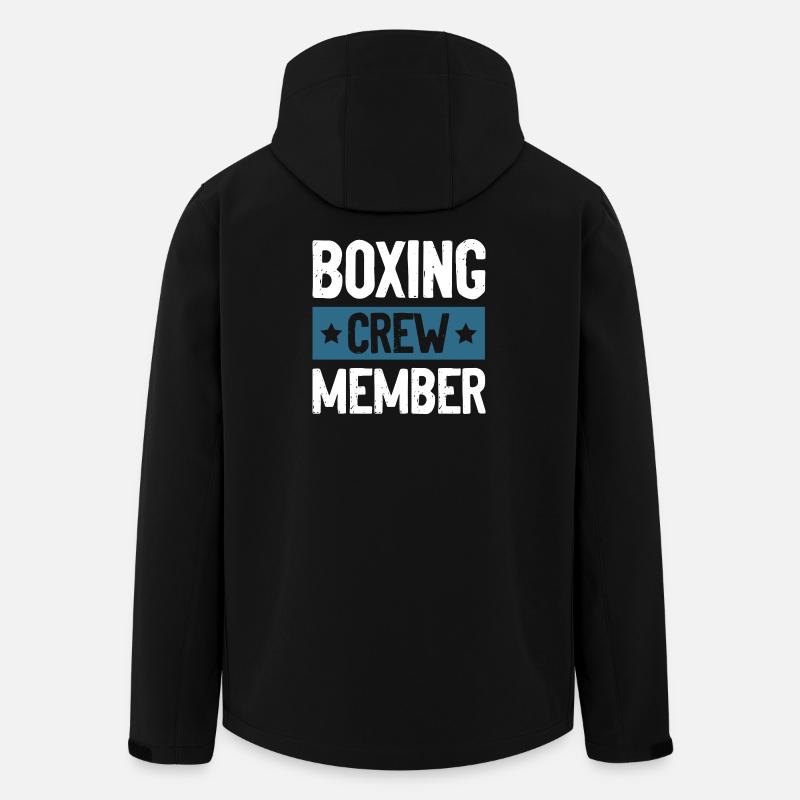 Boxing Crew - Recycelte Männer Softshell-Jacke von Stanley/Stella - Schwarz