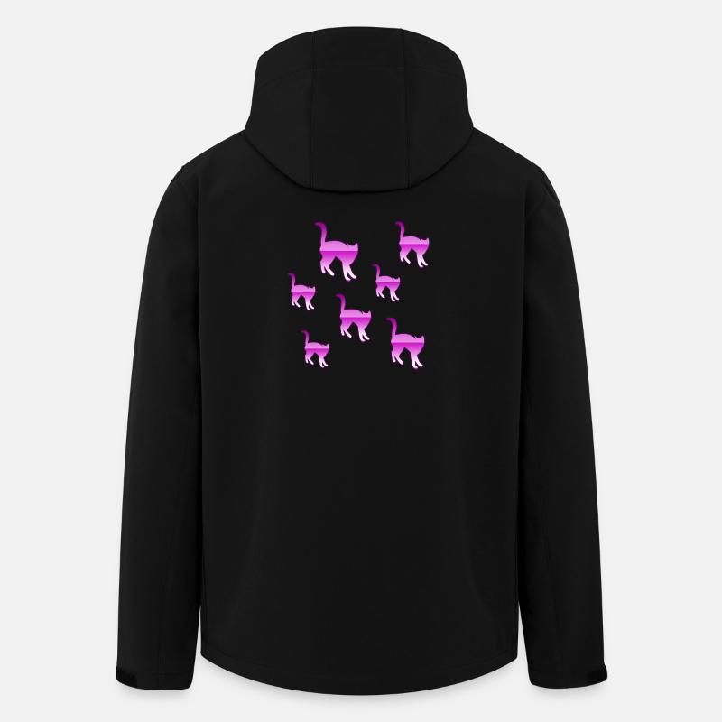 félin - Veste softshell homme en polyester recyclé Stanley/Stella - noir
