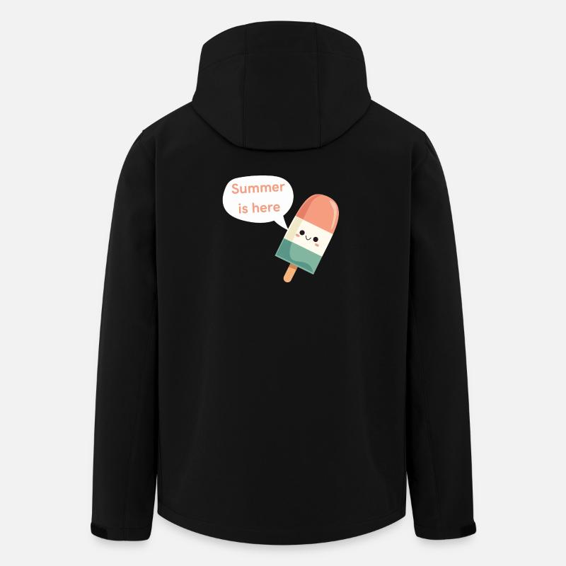 L’été est là - Veste softshell homme en polyester recyclé Stanley/Stella - noir