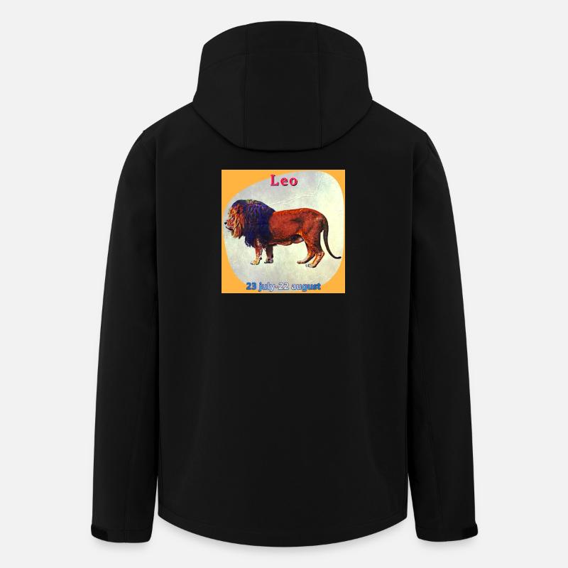 lion - Men’s Recycled Softshell Jacket by Stanley/Stella - black