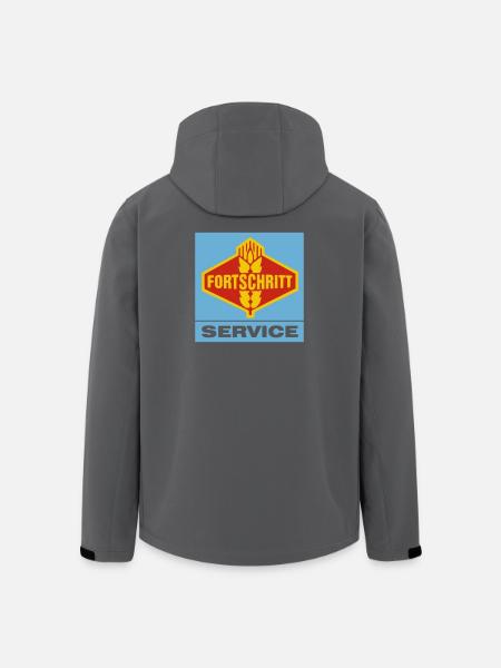 Fortschritt_DDR_Service_3 - Recycelte Männer Softshell-Jacke von Stanley/Stella - Schwarz