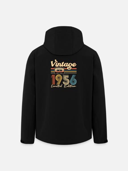 70th anniversary - Men’s Recycled Softshell Jacket by Stanley/Stella - black