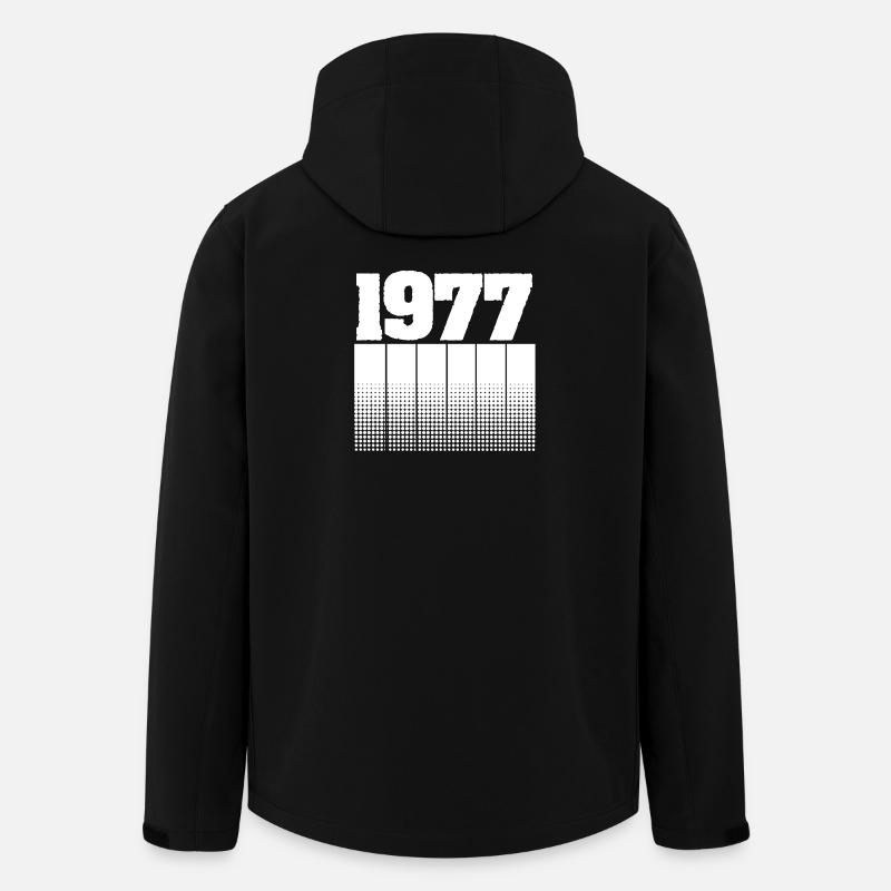 1977 - Men’s Recycled Softshell Jacket by Stanley/Stella - black
