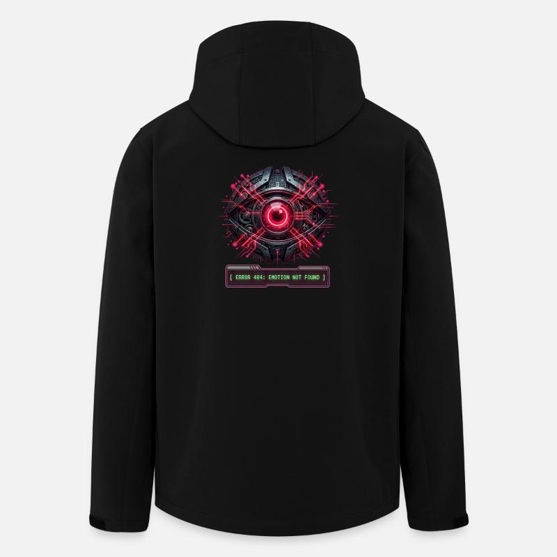 Cyberpunk Techwear Error 404 - Men’s Recycled Softshell Jacket by Stanley/Stella - black
