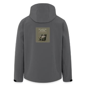 Too Much Noise Funny Raccoon - Recycelte Männer Softshell-Jacke von Stanley/Stella - Schwarz - Hinten - AI Model Male 185 light (185cm)