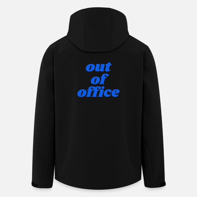 out of office - Recycelte Männer Softshell-Jacke von Stanley/Stella - Schwarz