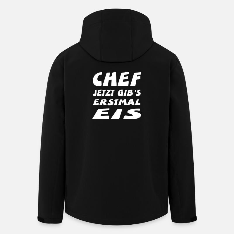 Chef - Recycelte Männer Softshell-Jacke von Stanley/Stella - Schwarz