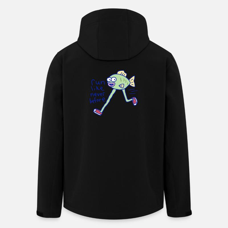 Lauf wie nie zuvor - Recycelte Männer Softshell-Jacke von Stanley/Stella - Schwarz