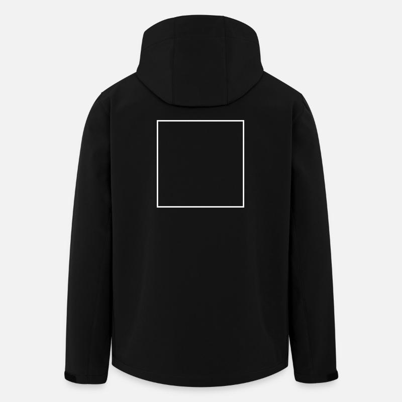 Square Empty - Men’s Recycled Softshell Jacket by Stanley/Stella - black
