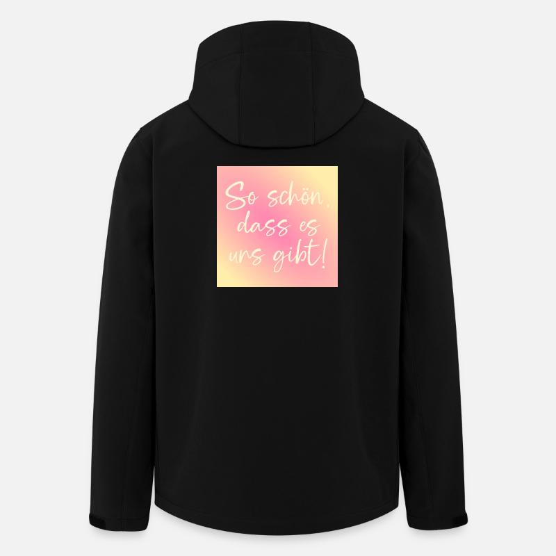Beziehung Partnerschaft - Recycelte Männer Softshell-Jacke von Stanley/Stella - Schwarz