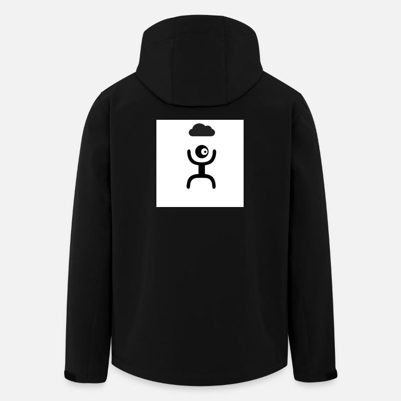 cloudy - Veste softshell homme en polyester recyclé Stanley/Stella - noir