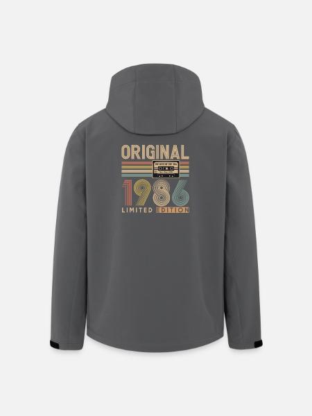 40th birthday, 40 years - Men’s Recycled Softshell Jacket by Stanley/Stella - black