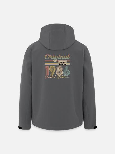 40th birthday, 40 years - Men’s Recycled Softshell Jacket by Stanley/Stella - black