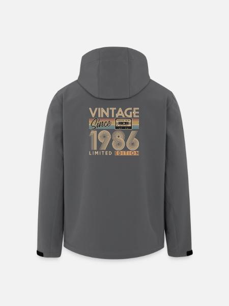 40th anniversary - Men’s Recycled Softshell Jacket by Stanley/Stella - black