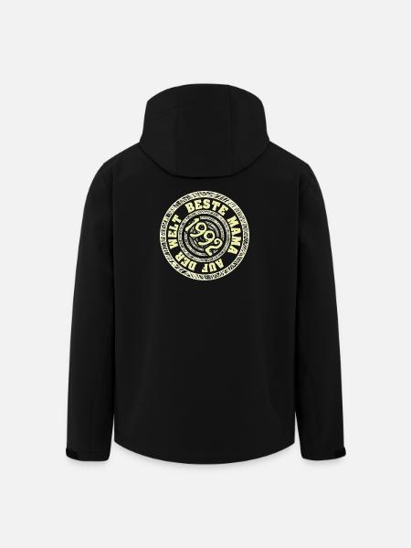 1992 - Recycelte Männer Softshell-Jacke von Stanley/Stella - Schwarz