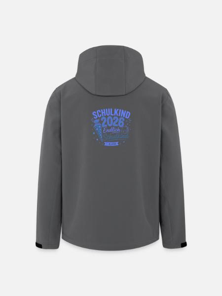 Schulbeginn 2026 Erstklasse - Recycelte Männer Softshell-Jacke von Stanley/Stella - Schwarz