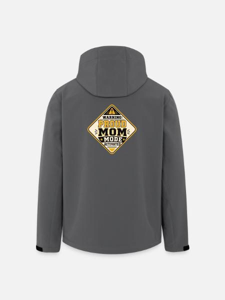 Proud Mom Mode Activated - Men’s Recycled Softshell Jacket by Stanley/Stella - black