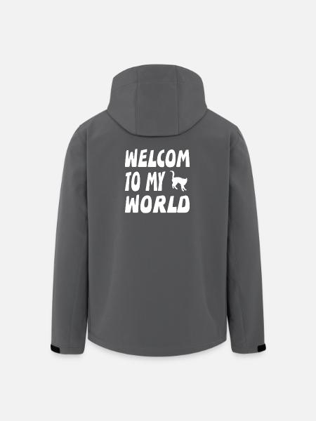 Katzen - Recycelte Männer Softshell-Jacke von Stanley/Stella - Schwarz
