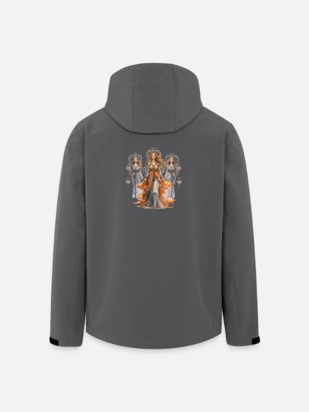 The Three Moires – Greek Mythology - Men’s Recycled Softshell Jacket by Stanley/Stella - black