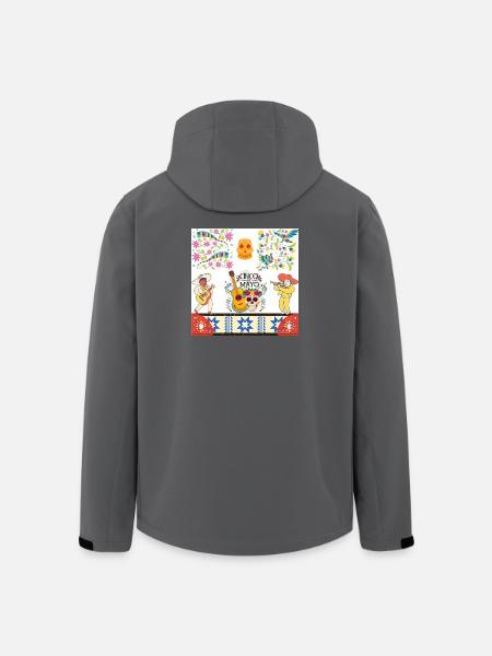 Cinco Mayo Día Muertos Fiesta - Recycelte Männer Softshell-Jacke von Stanley/Stella - Schwarz