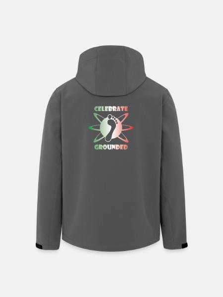 Pieds nus GroundedOne_1_italy - Veste softshell homme en polyester recyclé Stanley/Stella - noir