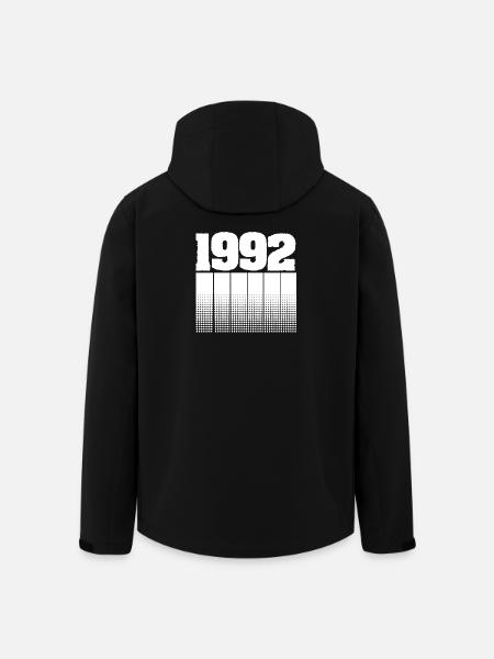 1992 - Men’s Recycled Softshell Jacket by Stanley/Stella - black
