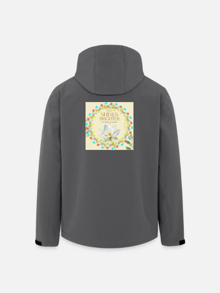 Blossom Ring Brilliance of Light - Men’s Recycled Softshell Jacket by Stanley/Stella - black
