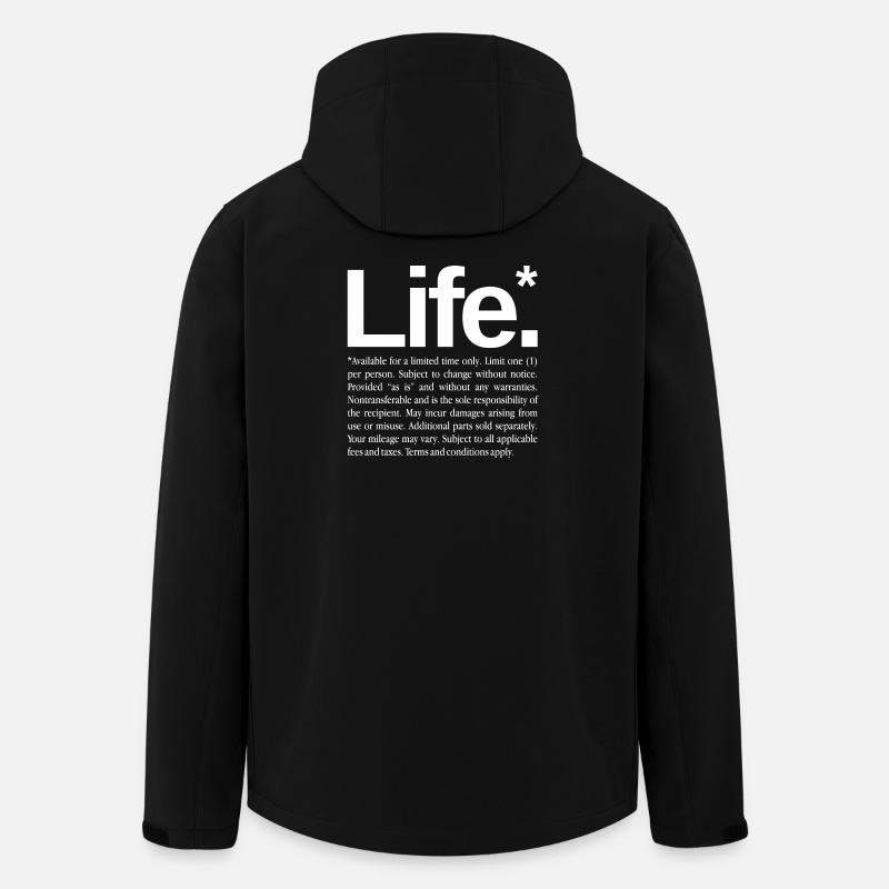 Life* - Men’s Recycled Softshell Jacket by Stanley/Stella - black