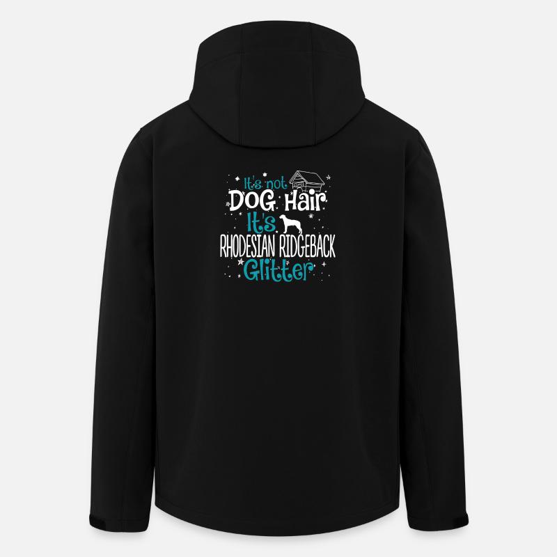 It's Rhodesian Ridgeback Glitter Shirt - Men’s Recycled Softshell Jacket by Stanley/Stella - black