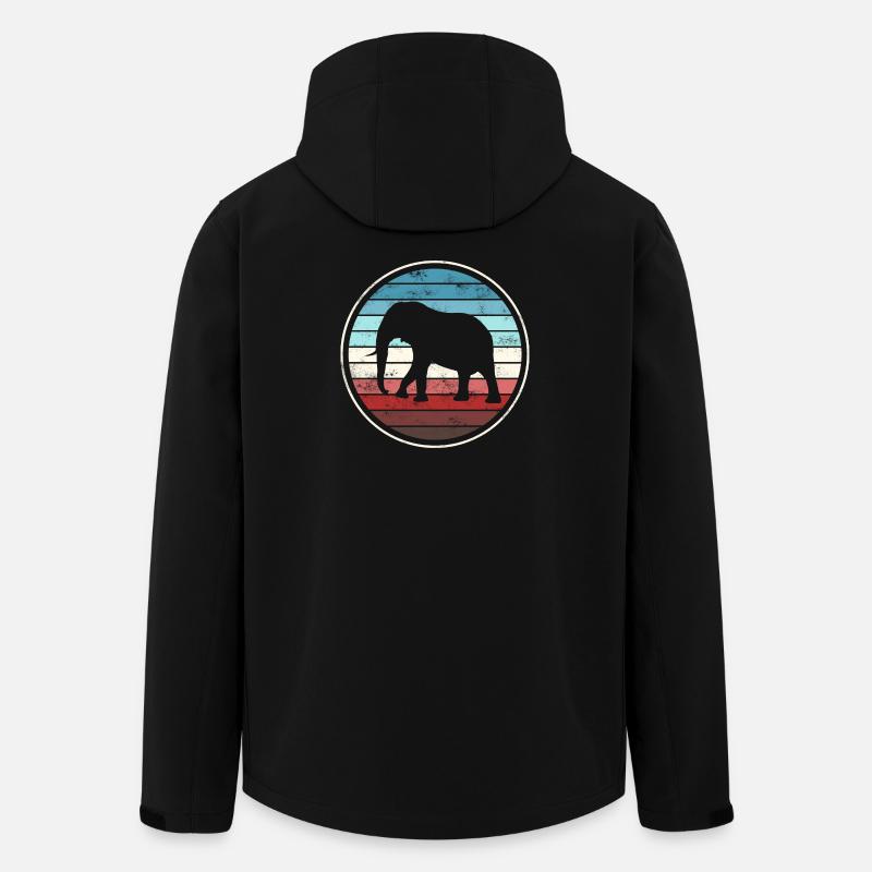 Éléphant éléphant - Veste softshell homme en polyester recyclé Stanley/Stella - noir