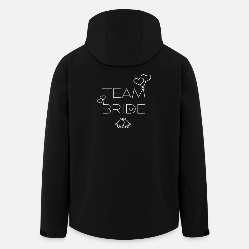 ÉQUIPE MARIÉE - ÉQUIPE MARIÉE - Veste softshell homme en polyester recyclé Stanley/Stella - noir