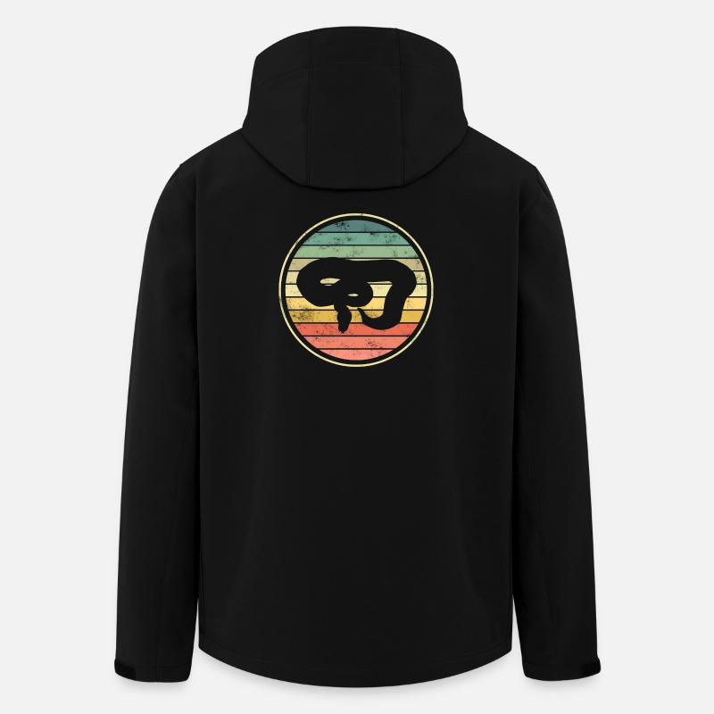 Schlange Schlangen - Recycelte Männer Softshell-Jacke von Stanley/Stella - Schwarz