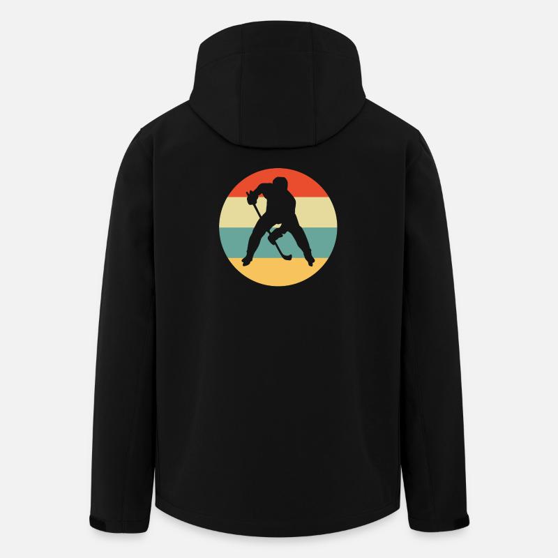 Hockey, Eishockey, Eishockey - Recycelte Männer Softshell-Jacke von Stanley/Stella - Schwarz