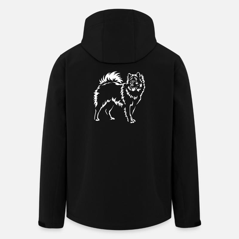 Eurasier "Black Edition" - Men’s Recycled Softshell Jacket by Stanley/Stella - black