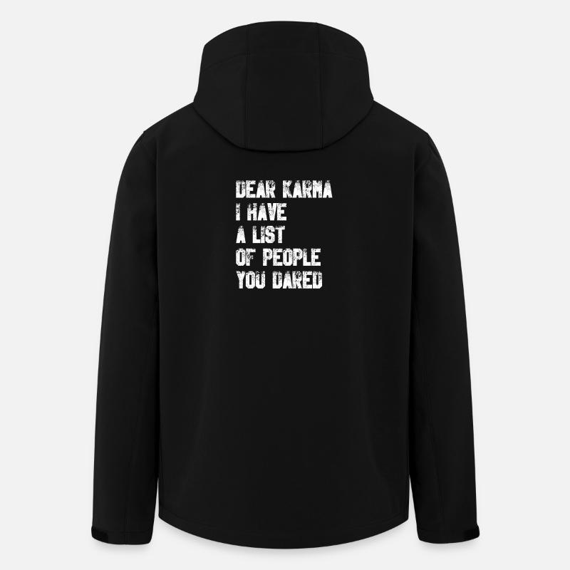 Dear Karma - Men’s Recycled Softshell Jacket by Stanley/Stella - black