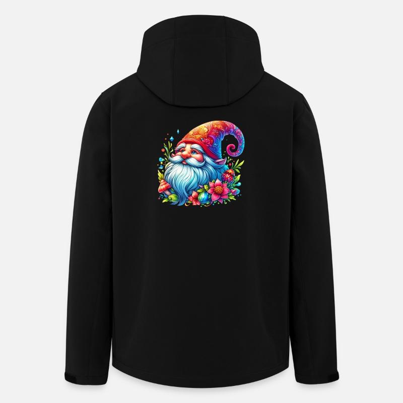 Gnom-Goblin-Elf - Recycelte Männer Softshell-Jacke von Stanley/Stella - Schwarz