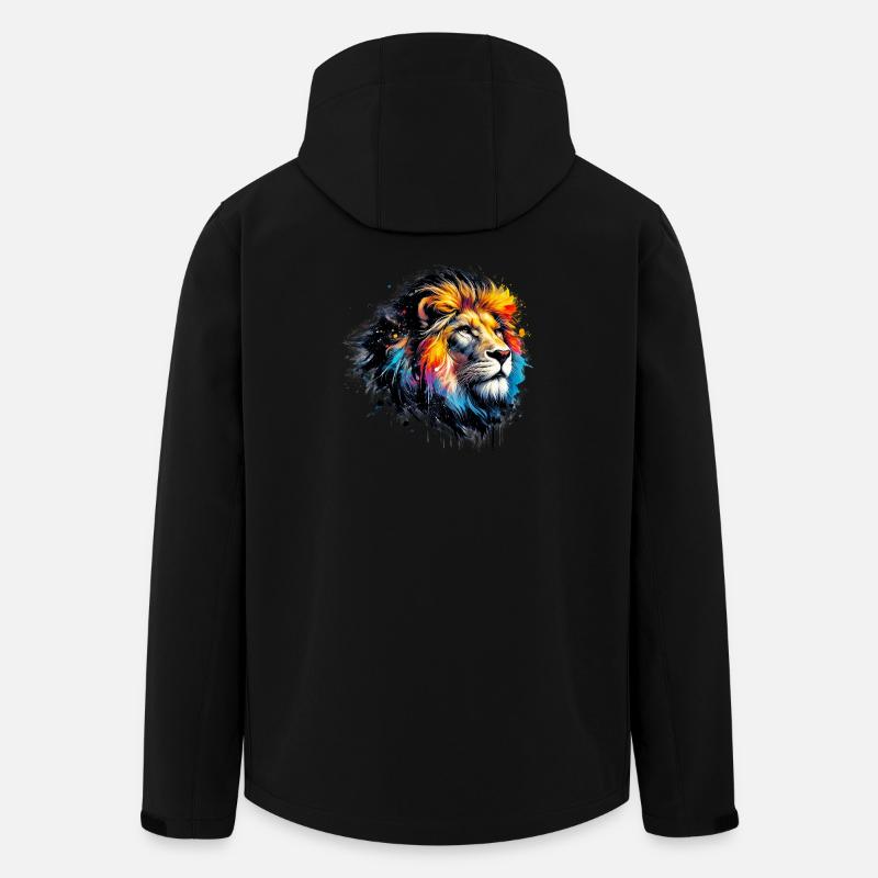Lion - Men’s Recycled Softshell Jacket by Stanley/Stella - black