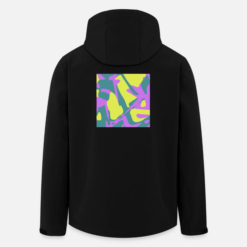 Camouflage - Recycelte Männer Softshell-Jacke von Stanley/Stella - Schwarz