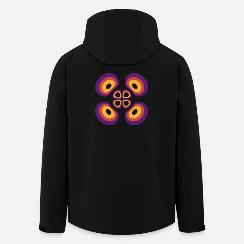 Wahrscheinlichkeitsdichte Wasserstoffatom (4,2,1) - Recycelte Männer Softshell-Jacke von Stanley/Stella - Schwarz