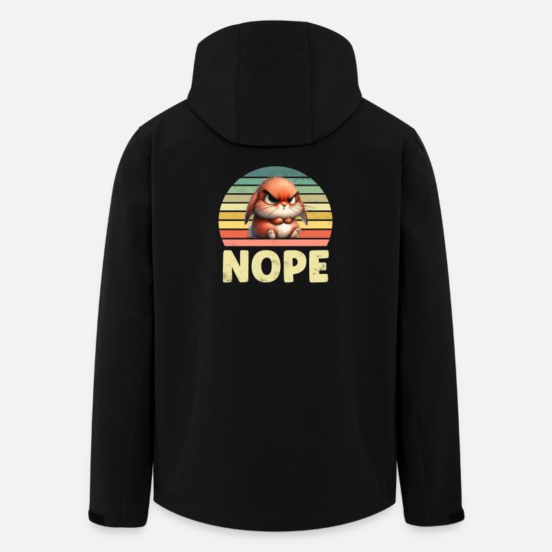 Lapin - Veste softshell homme en polyester recyclé Stanley/Stella - noir