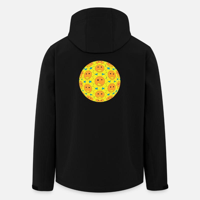Wearable sunshine - Men’s Recycled Softshell Jacket by Stanley/Stella - black