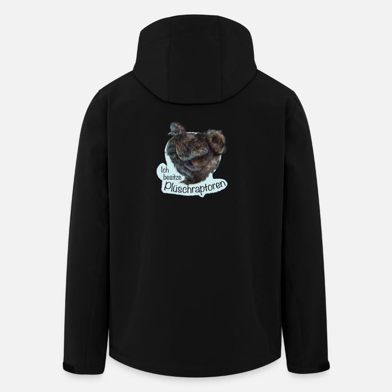 Les rapaces en peluche - Veste softshell homme en polyester recyclé Stanley/Stella - noir