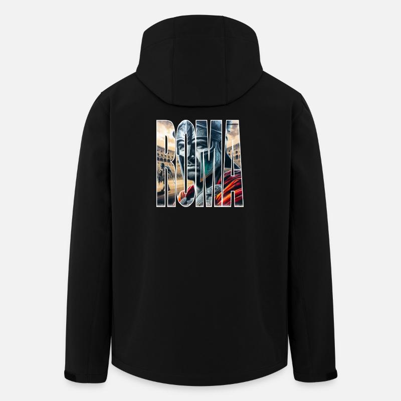 ROMA - Veste softshell homme en polyester recyclé Stanley/Stella - noir