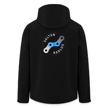 Selten Radlos Fahrrad Spruch lustig Bike Geschenk - Recycelte Männer Softshell-Jacke von Stanley/Stella - Schwarz - Hinten - AI Model Male 185 light (185cm)